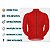 JAQUETA CORTA VENTO CICLISMO UNISEX VERMELHO COM BOLSO - Imagem 3