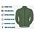 JAQUETA CORTA VENTO CICLISMO UNISEX VERDE COM BOLSO - Imagem 3