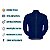 JAQUETA CORTA VENTO CICLISMO UNISEX AZUL ESCURO COM BOLSOS - Imagem 3