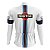 CAMISA CICLISMO MASCULINA MANGA LONGA MARTINI BRANCA - Imagem 2