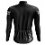 CAMISA CICLISMO MASCULINA MANGA LONGA MERCEDES PRETA - Imagem 2