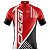 CAMISA CICLISMO  MASCULINA MANGA CURTA OGGI VERMELHA - Imagem 1