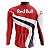 CAMISA CICLISMO MASCULINA MANGA LONGA RED BULL VERMELHA - Imagem 2