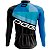 CAMISA CICLISMO MASCULINA MANGA LONGA OGGI AZUL - Imagem 2