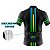 CAMISETA CICLISMO MASCULINA MANGA CURTA RKC SPORTS LISTRAS VERDE UV+50 - Imagem 4