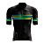CAMISETA CICLISMO MASCULINA SMART LISTRADA ZIPER PARCIAL MODELO 102 - Imagem 1