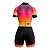 MACAQUINHO INFINITY CICLISMO E MEIA BIKE PRETO/LARANJA ROUPA FEMININO - Imagem 2