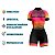 MACAQUINHO INFINITY CICLISMO E MEIA BIKE PRETO/LARANJA ROUPA FEMININO - Imagem 4