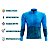 CAMISA CICLISMO MASCULINA MANGA LONGA MONTANHA AZUL UV+50 - Imagem 3