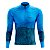 CAMISA CICLISMO MASCULINA MANGA LONGA MONTANHA AZUL UV+50 - Imagem 1