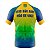Camisa Ciclismo Masculina Brasil Jesus o Rei da Glória UV+50 - Imagem 2