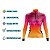 CAMISA DE CICLISMO FEMININA MANGA LONGA BATIMENTOS LARANJA - Imagem 3