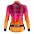 CAMISA DE CICLISMO FEMININA MANGA LONGA BATIMENTOS LARANJA - Imagem 2