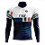 Camisa Ciclismo Masculina Longa Rkc Sports Itália Branca UV+50 - Imagem 1