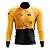 Camisa Ciclismo Masculina Longa Caminho da Fé Dourado UV+ - Imagem 1