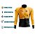Camisa Ciclismo Masculina Longa Caminho da Fé Dourado UV+ - Imagem 3