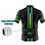 Camisa Ciclismo Masculina Manga Curta Rkc Sports Listras Verde UV+ - Imagem 4