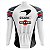Camisa de ciclismo masculina manga longa martini preta UV+50 - Imagem 2