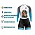 MACAQUINHO CICLISMO FEMININO MANGA LONGA JUDÁ BRANCO RKC SPORTS GEL - Imagem 3