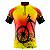 Camisa Ciclismo Masculina Manga Curta Rkc Sports Pneu Laranja - Imagem 1