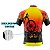 Camisa Ciclismo Masculina Manga Curta Rkc Sports Pneu Laranja - Imagem 4