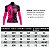 Camisa Ciclismo Feminina Manga Longa Rkc Sports Façam de Coração uv+ - Imagem 5