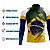 Camiseta Ciclismo Masculina Mang Longa Rkc Sports Brasil uv+50 - Imagem 3