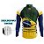 Camiseta Ciclismo Masculina Mang Longa Rkc Sports Brasil uv+50 - Imagem 4