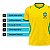 Camiseta Esportiva Masculina Rkc Sports Brasil Amarela uv+50 - Imagem 2