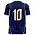 Camiseta Brasil Azul Infantil Futebol Rkc Sports UV+50 - Imagem 3