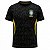 Camiseta Brasil Preta Infantil Futebol Rkc Sports UV+50 - Imagem 1
