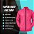 Jaqueta Corta Vento Ciclismo Rkc Sports Bolsos Rosa Choque - Imagem 3