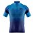 Camisa Ciclismo Masculina Manga Curta Montanhas Azul UV+50 - Imagem 1