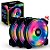 KIT FAN ARGB 120MM C/CONTROLE PT revenger - Imagem 1