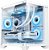 GABINETE BRANCO GB1791 C/ 4 FANS - Imagem 1