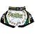 Short Muay Thai Estilo Tailandês Ockto  Brasil Branco - Imagem 1