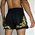 Short Muay Thai Estilo Tailandês Ockto Training Preto e Dourado - Imagem 4