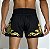 Short Muay Thai Estilo Tailandês Ockto Training Preto e Dourado - Imagem 5
