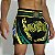 Short Muay Thai Estilo Tailandês Ockto Brasil Black - Imagem 1