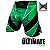 Short Bermuda Mma Muay Thai BJJ Ockto Ultimate Verde - Imagem 2