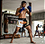 Short Muay Thai Estilo Tailandês Ockto Branco e Preto - Imagem 1