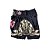 Short Muay Thai Estilo Tailandês Ockto Preto Dt Rosa - Imagem 3
