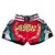 Short Muay Thai Estilo Tailandês Ockto Caveira Mexicana - Imagem 1