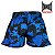 Short Muay Thai Estilo Retrô Ockto Camuflado Azul - Imagem 4
