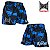 Short Muay Thai Estilo Retrô Ockto Camuflado Azul - Imagem 5