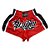 Short Muay Thai Estilo Tailandês Go Fight Red Dragon - Imagem 1
