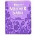 A Bíblia de Estudo da Mulher Sábia com Harpa Avivada pequena ARC flores lilás - Imagem 1