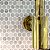 Sifão Metálico com Copo para Banheiro Line Dourado - Imagem 7