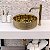 Sifão Metálico com Copo para Banheiro Line Dourado - Imagem 8