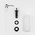 Dosador para Detergente Embutido Inox 500ml Basic Cromado - Imagem 3